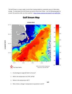 Gulf Stream Observations 