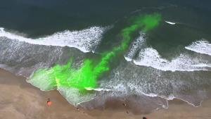 Rip Current Dye Tracking