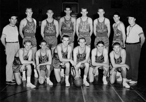 Basketball team, 1947-1959