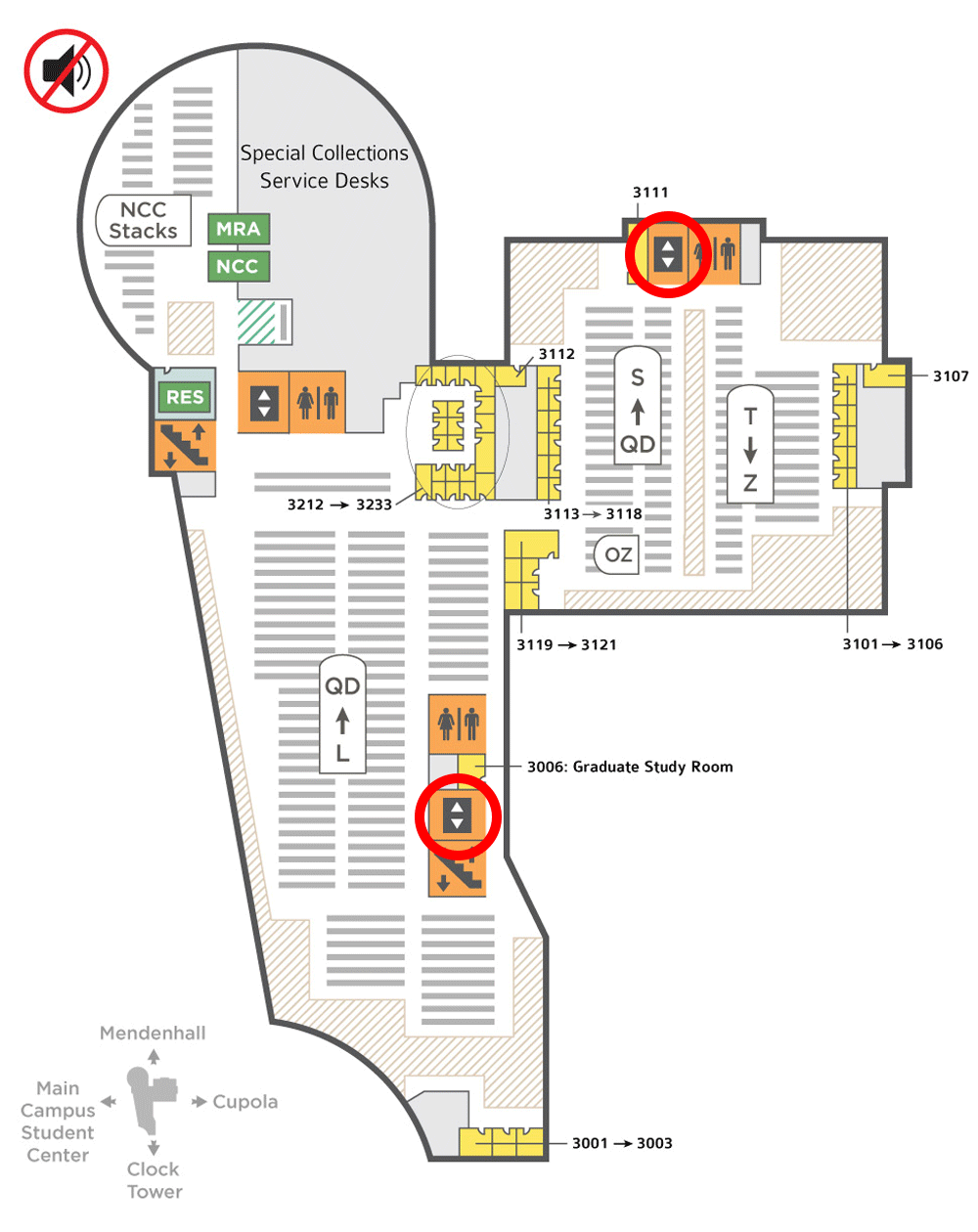 Floor 3 Elevators